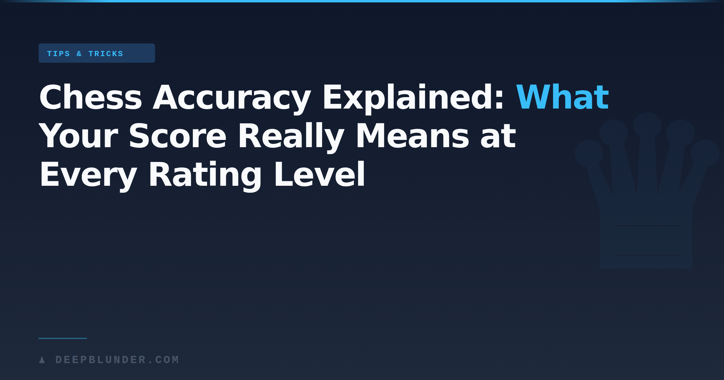 Chess Accuracy Explained: What Your Score Really Means at Every Rating Level