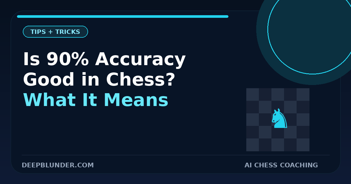 Is 90% Accuracy Good in Chess? What It Really Means