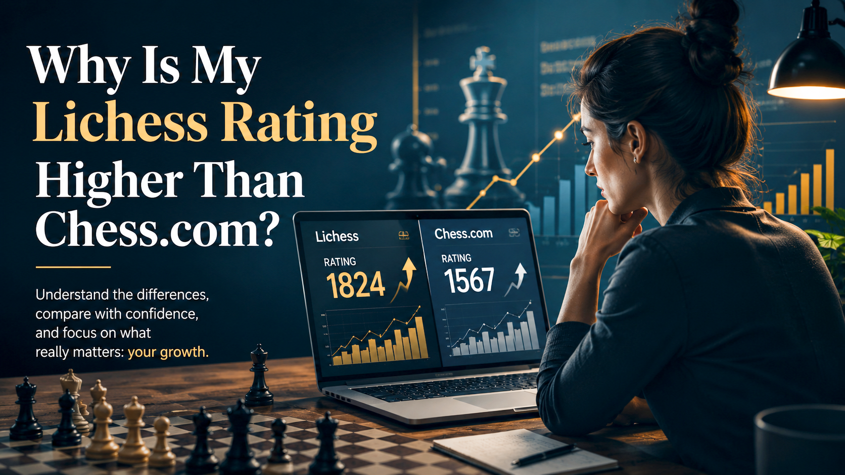 Why Is My Lichess Rating Higher Than Chess.com?